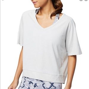 Varley Marr T-Shirt Grey Size Small